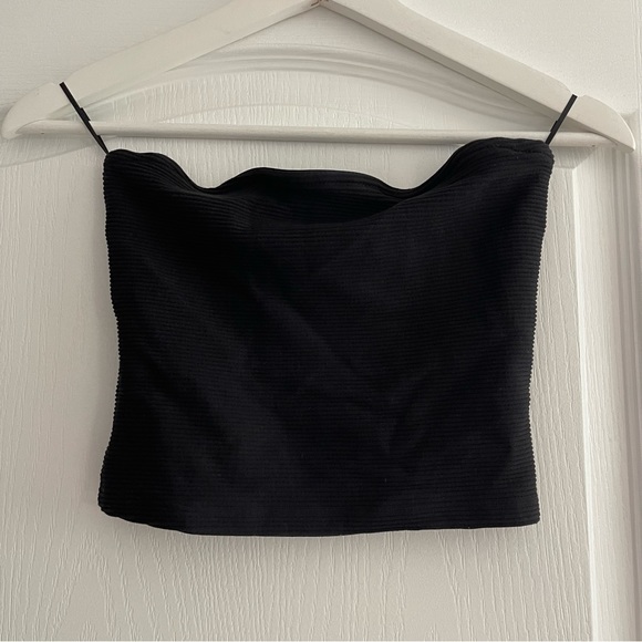 Dynamite Haute Tube Top Strapless (Black Ribbed) - Size XS - Picture 3 of 4